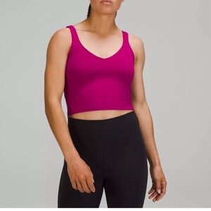 Lululemon magenta align tank size 0